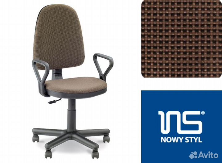 Кресло Престиж Prestige GTP C-24 коричневая ткань