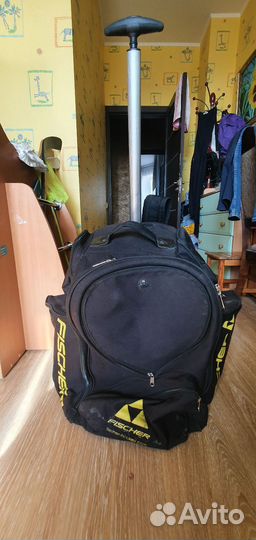 Хоккейный баул-рюкзак на колесах Fisher