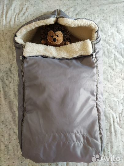 Зимний конверт в коляску