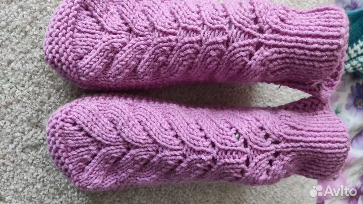 Носки вязаные ручной работы женские