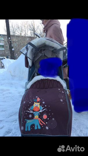 Детские санки коляска бу