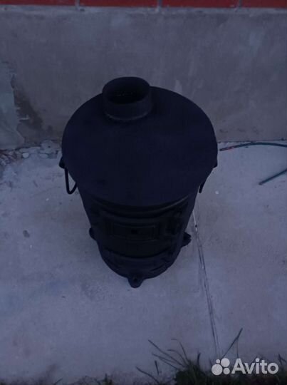 Печь буржуйка чугунная СССР