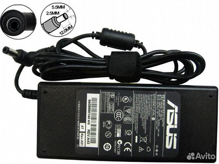 Блок питания Asus 19V 3.95A 75W 5.5x2.5 (адаптер)