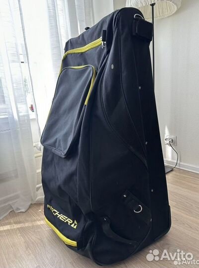 Баул хоккейный fischer player BAG с колёсами