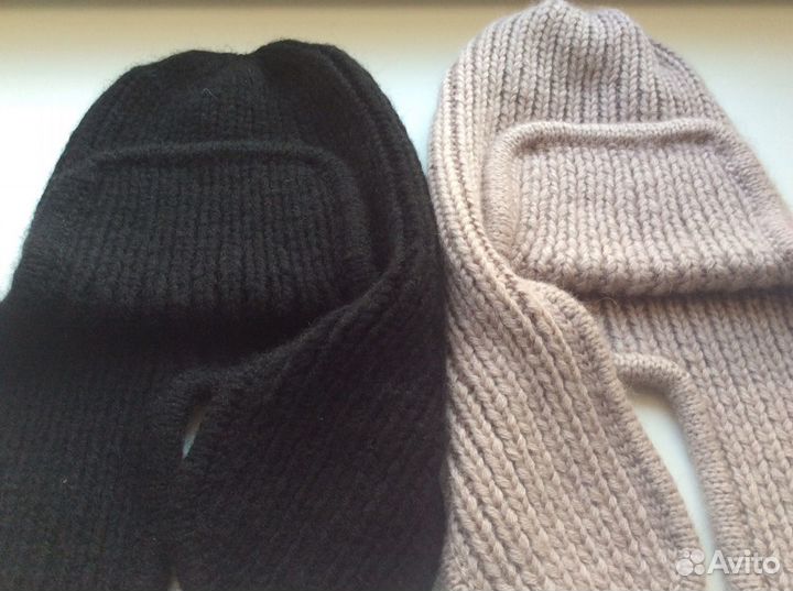 Шапка ушанка беж