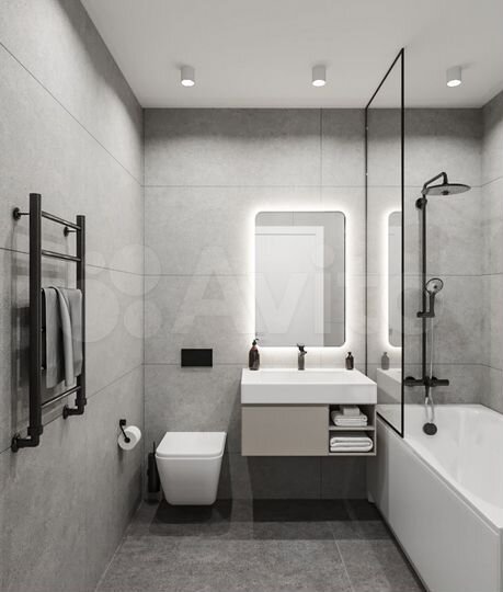 2-к. квартира, 61,8 м², 11/22 эт.