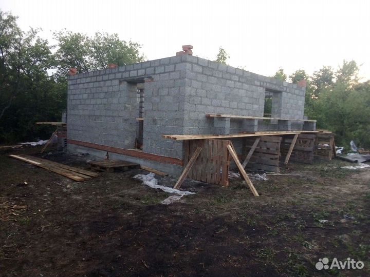 Строительство домов,бань,гаражей,заборов под ключ