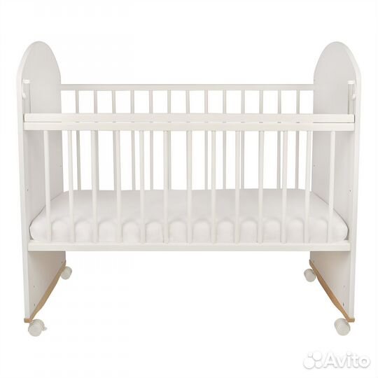 Кровать детская Indigo Овечки колеса/качалка