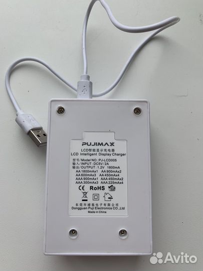 Зарядное устройство для акб аа, ааа