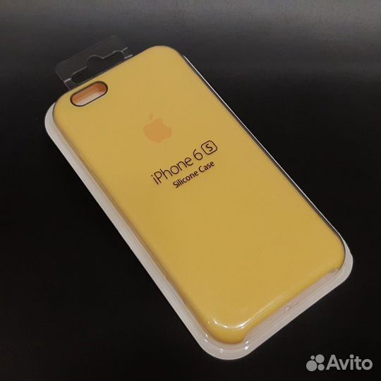 Силиконовый чехол на iPhone 6 / 6S жёлтый