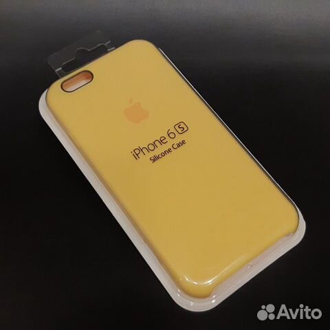Силиконовый чехол на iPhone 6 / 6S жёлтый