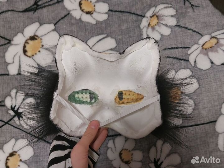 Маска кошки для квадробики