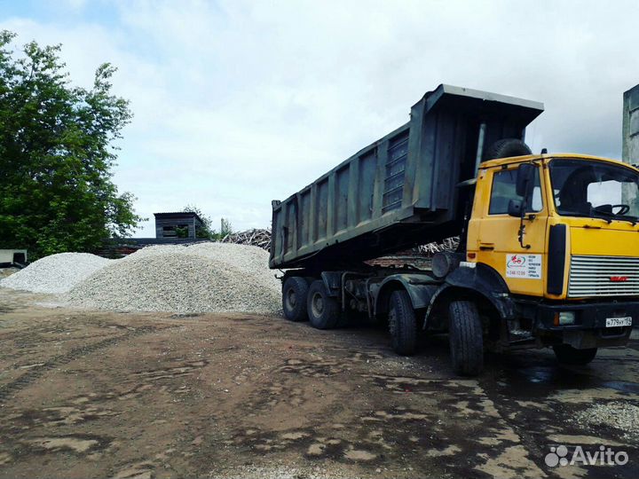Щебень, песок, пгс доставка