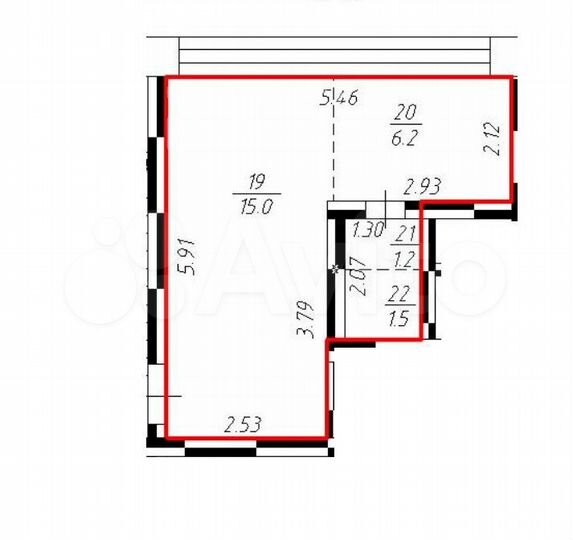 Продам помещение свободного назначения, 24 м²