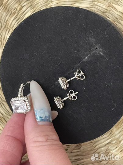 Набор кольцо и серьги sunlight