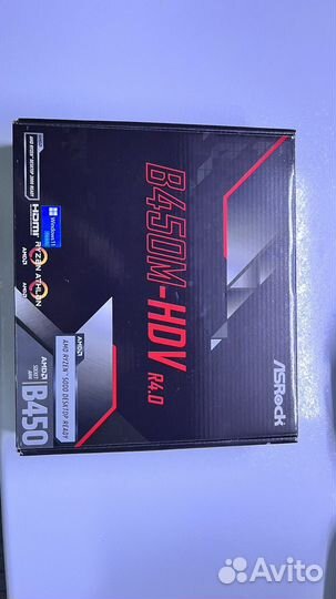 ASRock Материнская плата B450M-HDV R4.0 DDR4
