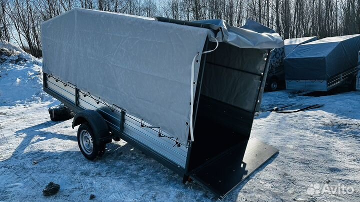 Прицеп новый 3.5х1.5 с тентом и колесами р13