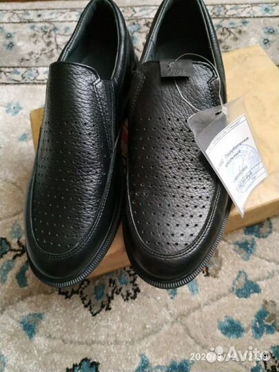 Ботинки кожаные