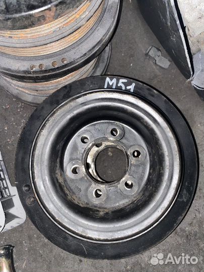 Демпферный шкив коленвала м51 bmw