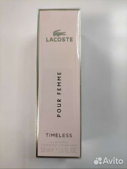 Lacoste pour femme timeless парфюм духи Оригинал