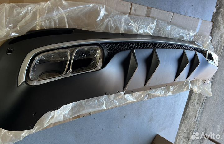 Диффузор w167 GLE 63 AMG хром