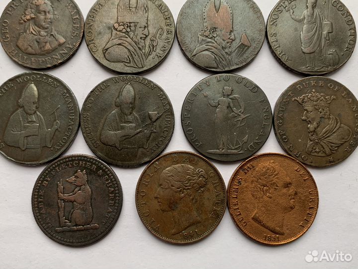 Монеты-7. Старая Англия.Ирландия