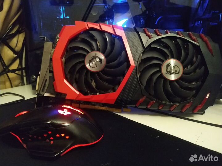 Видеокарта rx 570 4 gb MSI gaming x