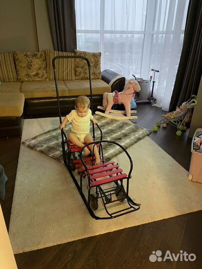 Санки двухместные