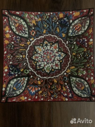 Тарелка ручной работы