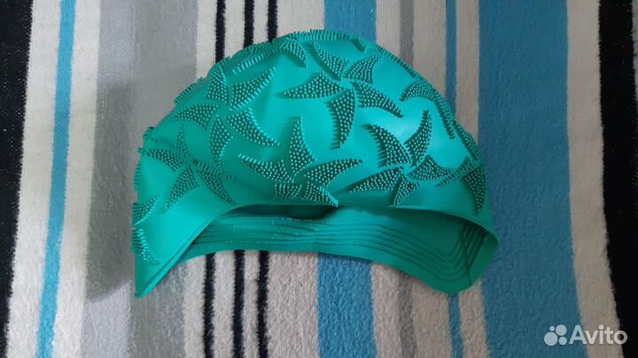 Детская шапочка для бассейна + подарок нарукавники