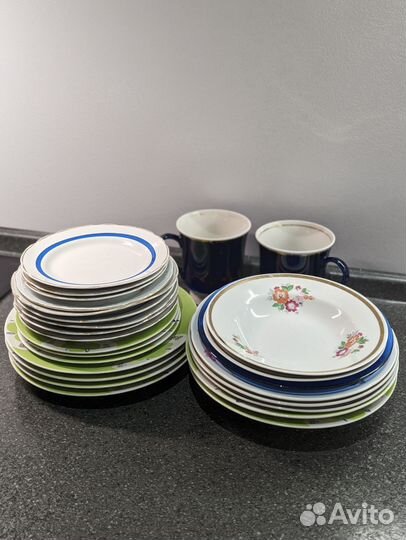 Тарелки столовые СССР