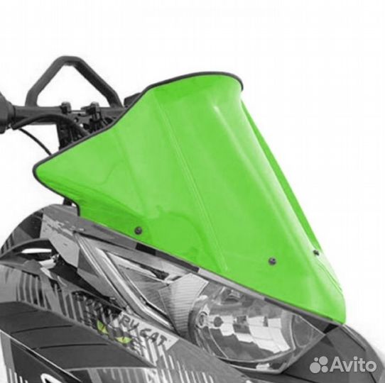 Стекло ветровое среднее зелён. Arctic Cat 6606-624