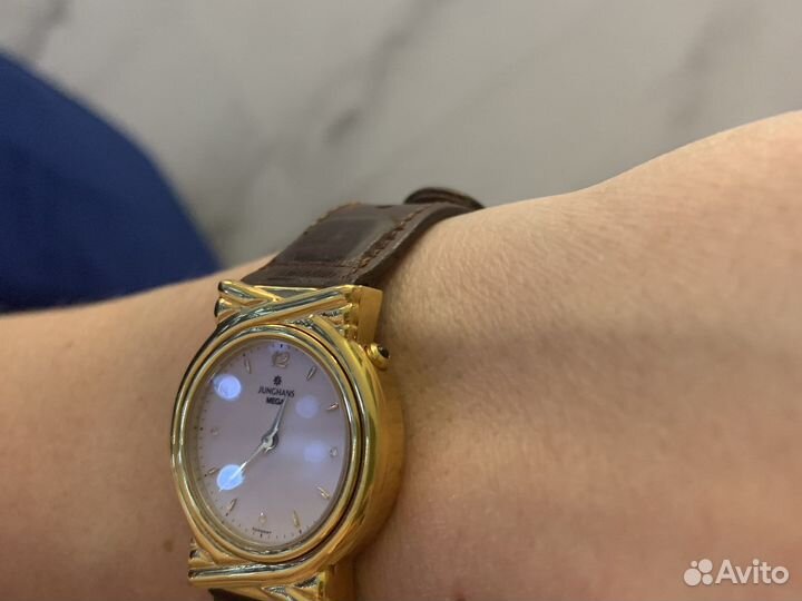 Часы Junghans mega Немецкие часы с бриллиантами