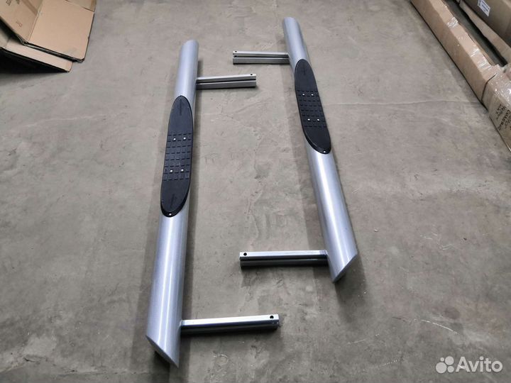 Пороги труба со скосом Нива 3-дв 4х4 Урбан Легенд