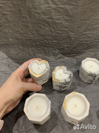 Свечи ручной работы из соевого воска