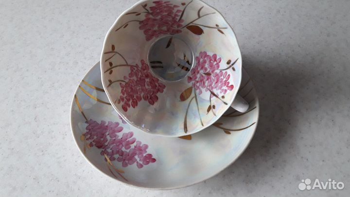 Чайная пара из фарфора