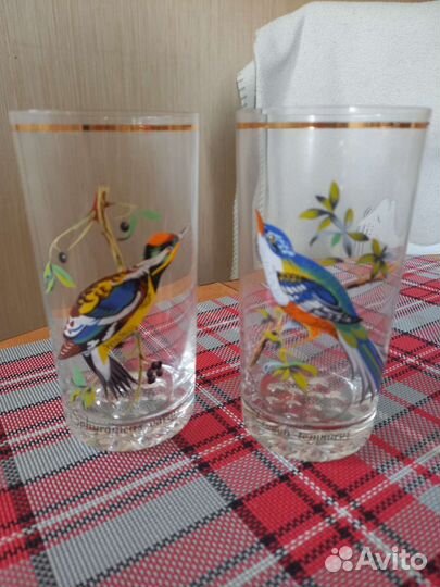 Хрустальные стаканы богемия