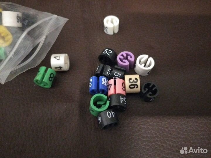 Номерки размера на вешалки