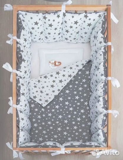 Бортики в детскую кроватку