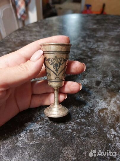 Рюмка СССР серебро