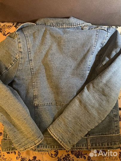 Джинсовая куртка утепленная женская