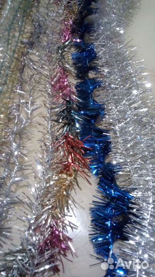 Новогодняя мишура СССР