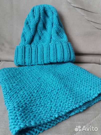 Шапка вязаная зима/весна