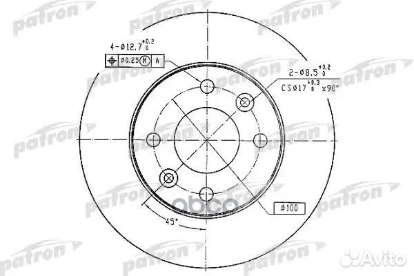 Диск тормозной передн nissan: kubistar 03, REN