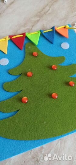 Ёлка из фетра