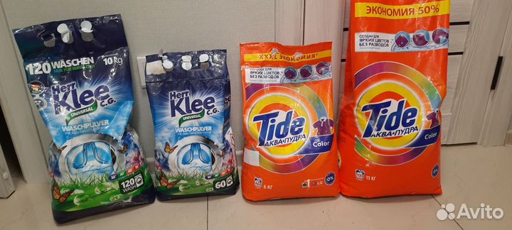 Стиральный порошок Tide Klee и другие