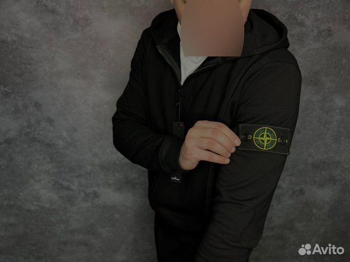 Зип худи stone island