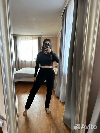 Брюки бархатные Massimo Dutti (M)