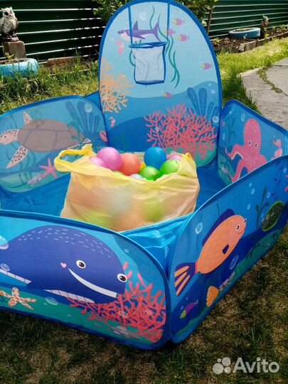 Сухой бассейн с шариками бу