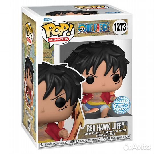 Фигурка Funko POP Animation One Piece Red Hawk Luf